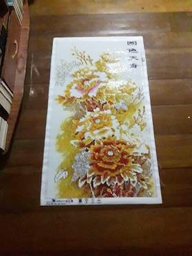 กำแพงเมืองจีน ครอสติสคริสตัล Diamond painting โมเสก ภาพติดเพชร งานฝีมือ DIY