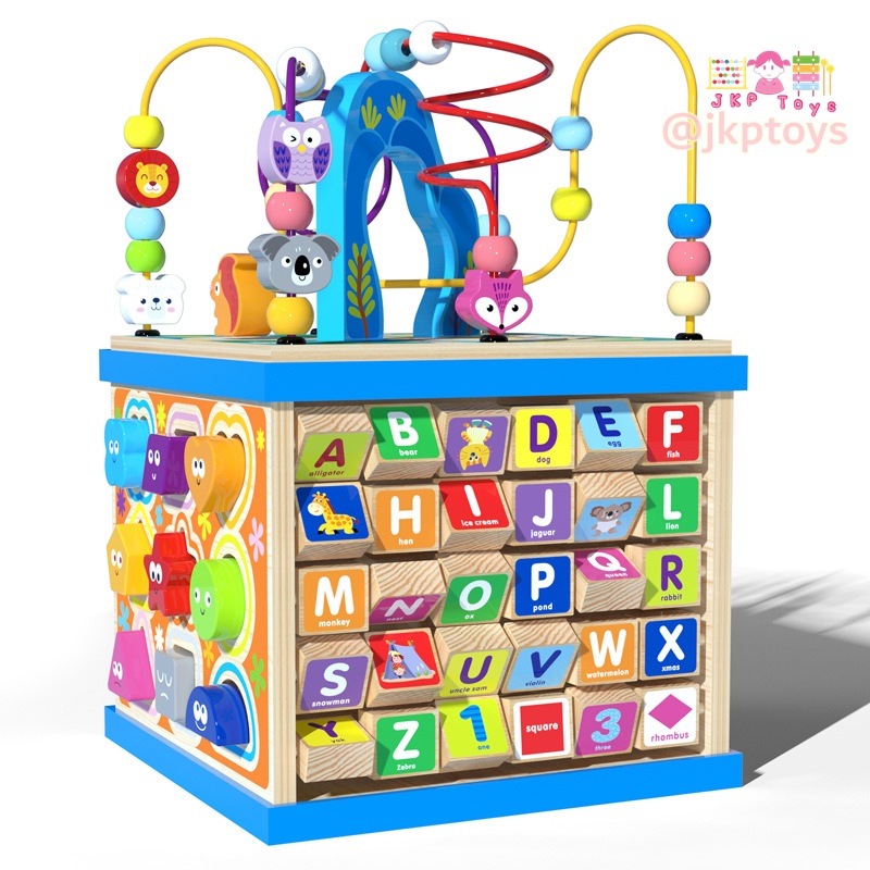 กล่องกิจกรรมไม้ 5 ด้าน