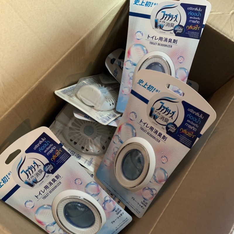 Ambi Pur toilet deodorizer แอมบิเพอร์ ขจัดกลิ่นในห้องน้ำ น้ำหอมห้องน้ำ