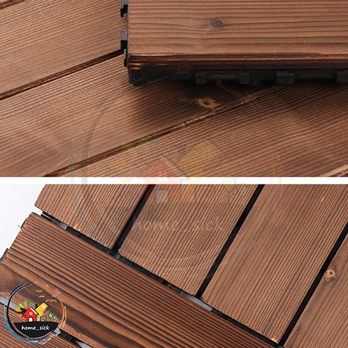 🤞Home_sick 🌱NEW🌱แผ่นไม้ตกแต่งสวน แผ่นปูพื้น YF-1445