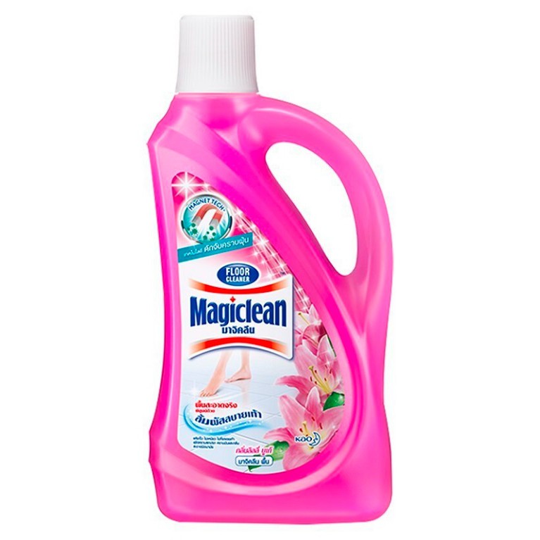 MAGICLEAN มาจิคลีน ผลิตภัณฑ์ทำความสะอาดพื้น กลิ่นลิลลี่ บูเก้ 900มล.