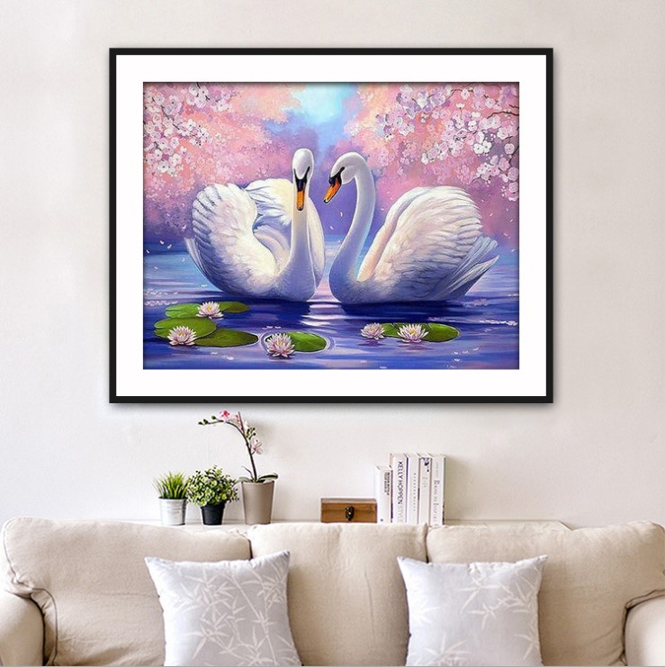 ม้า8มงคล ครอสติสคริสตัล Diamond painting โมเสก ภาพติดเพชร งานฝีมือทำที่บ้าน DIY