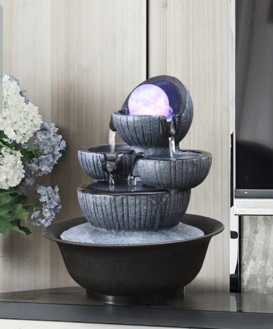 ชุดน้ำพุตั้งโต๊ะตกแต่งบ้านและสวน