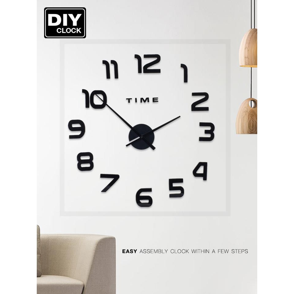 !!สินค้าขายดี!! นาฬิกา DIY ประกอบด้วยตนเอง DIY 3D Clock