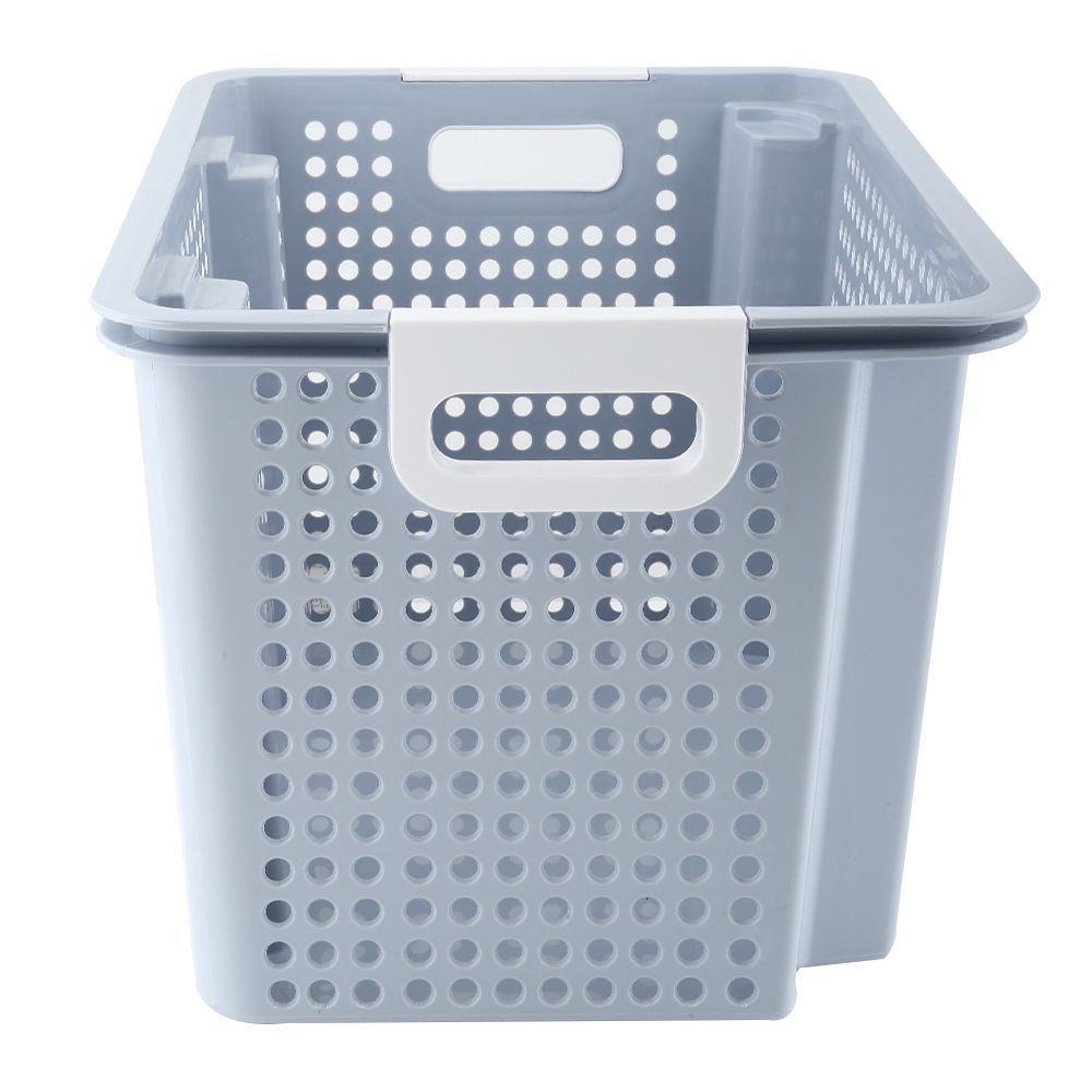 กล่องเก็บของ 45.5x32.5x28 FRIENDLY สีฟ้า