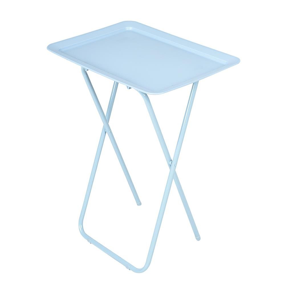 FURDINI BLISS โต๊ะอเนกประสงค์ โต๊ะพับ ST23014B-5435U สีฟ้าอมเทา FOLDING TABLE PP BLUE GREY ขนาด W52xD37xH65.5 ซม.