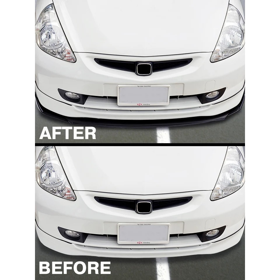 !!สินค้าขายดี!! สปอยด์เลอร์ขอบกันชนหน้ารถยนต์ Universal Front Bumper Spoiler