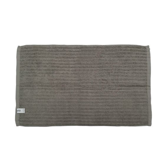 KASSA HOME ผ้าขนหนูเช็ดเท้า รุ่น 4565A-GY ขนาด 45 x 65 ซม. สีเทา Cotton 100% อย่างดีที่คัดสรรมาเป็นพิเศษ