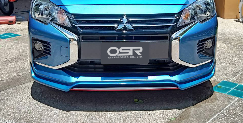 ชุดแต่งรถ สเกิร์ต-สปอยเลอร์ New Mitsubishi Attrage 2020 ทรง SR-Limited By OSR