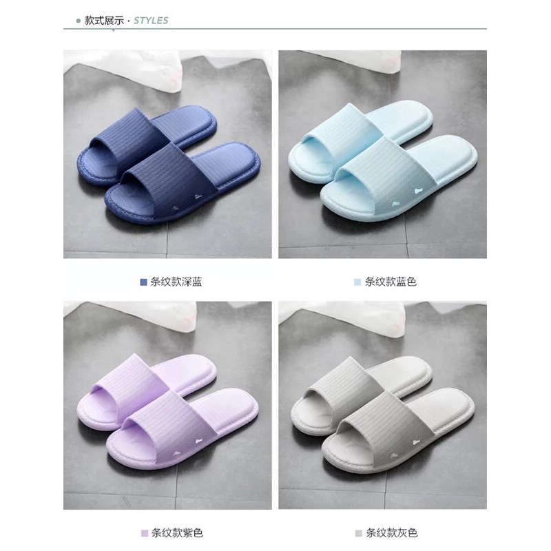 (TX02) บ้านใหม่รองเท้าแตะพีวีซีในร่มลื่นด้านล่างนุ่มบ้านห้องน้ำคู่รองเท้าแตะและรองเท้าแตะ