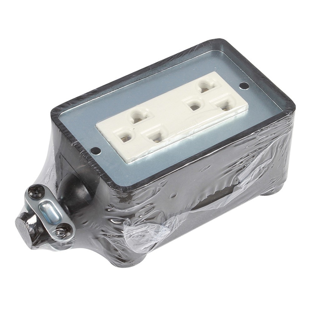 เต้ารับคู่ 3 ขา มีกราวด์ JSN WN923 DOUBLE SOCKETS 3P + GROUN JSN WN923