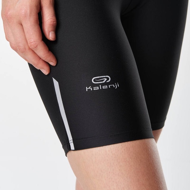 🔥🔥กางเกงวิ่งขาสั้นทรงรัดรูปสำหรับผู้หญิงรุ่น RUN DRY (สีดำ)