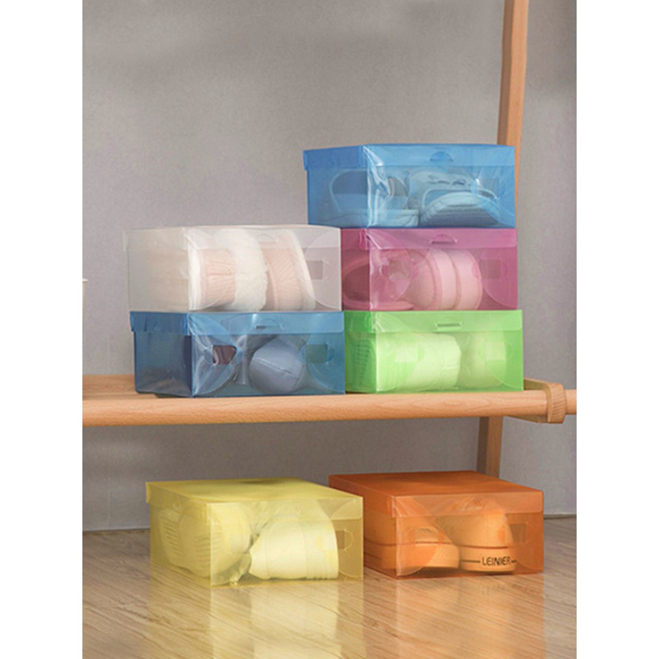 !!สินค้าขายดี!! กล่องเก็บรองเท้า กล่องใส่รองเท้า Foldable Shoe Box