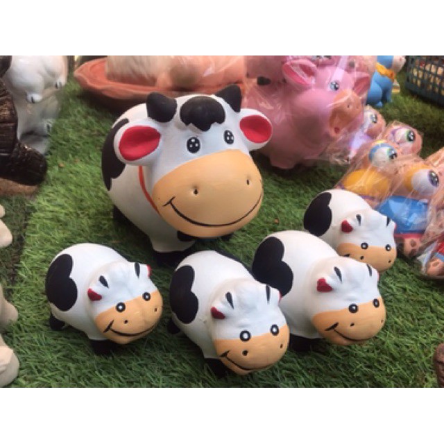 ตุ๊กตา แต่งสวน ตุ๊กตาครอบครัวสัตว์