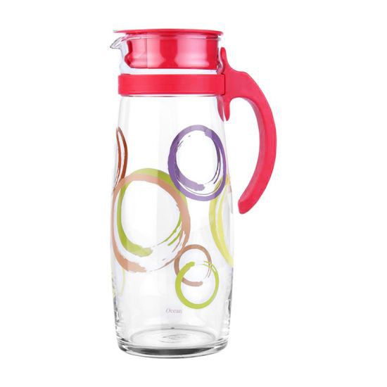 OCEANGLASS เหยือกน้ำ CIRCLE Divano Pitcher รุ่น 3V2055801G0045 ขนาด 1.66 มล. สีชมพู