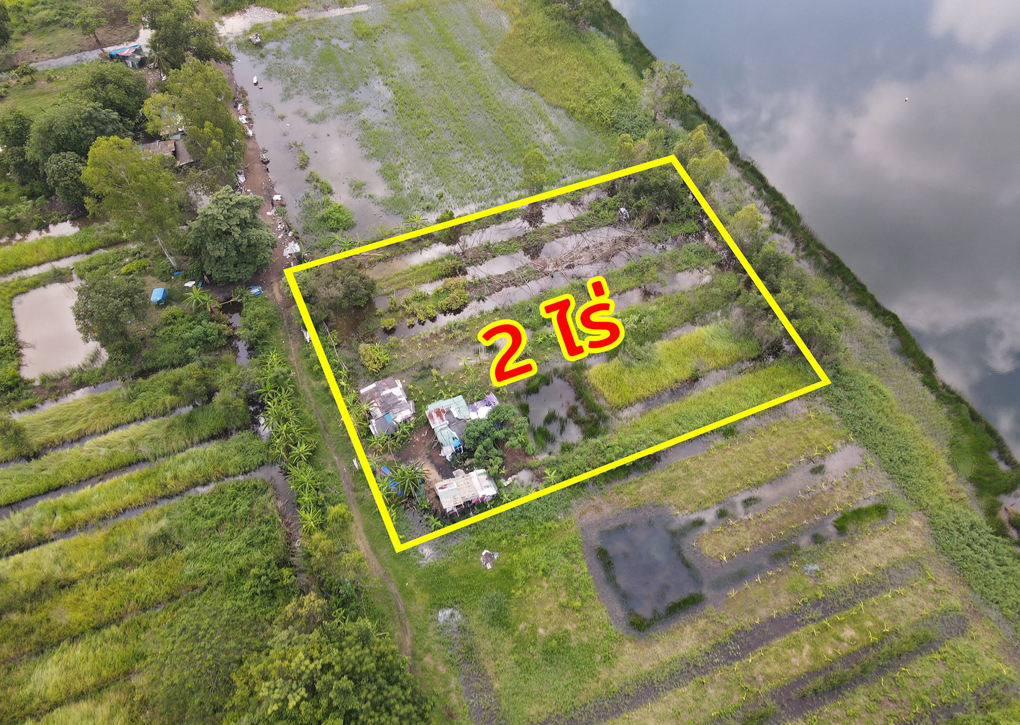 76971-ขายที่ดิน คลองสี่ คลองหลวง ใกล้ถนนกาญจนาภิเษกฝั่งตะวันออก ปทุมธานี