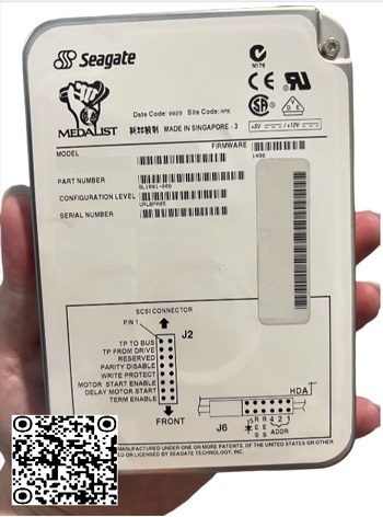 SEAGATE 2.2GB, 7.2K Rpm, SCSI 50-Pin,SCSI 50Pin, ST32272N,Hard Disk Drive,for Industrial,simulator,cnc