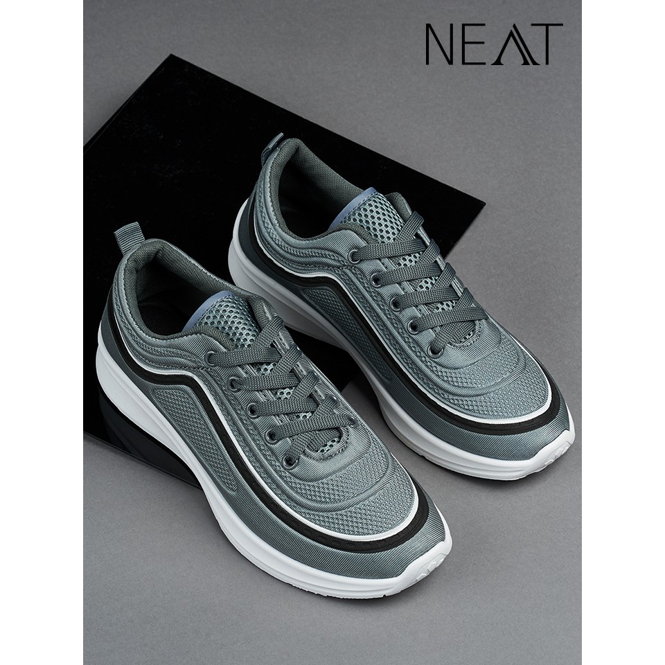 !!สินค้าขายดี!! NEAT รองเท้าผ้าใบ รองเท้าผ้าใบแฟชั่น รองเท้าผู้ชาย Striped Sneakers
