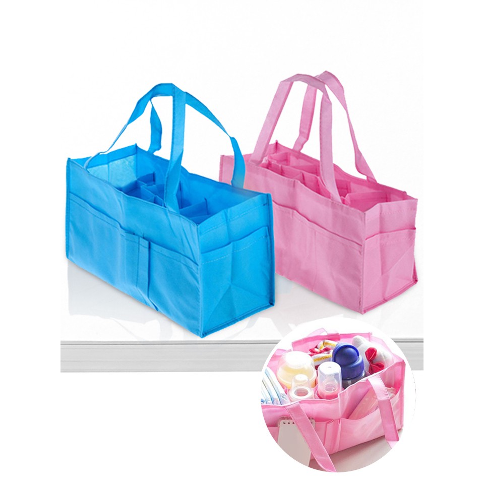!!สินค้าขายดี!! กระเป๋าเก็บของอเนกประสงค์สำหรับคุณแม่ Portable Mommy Bag