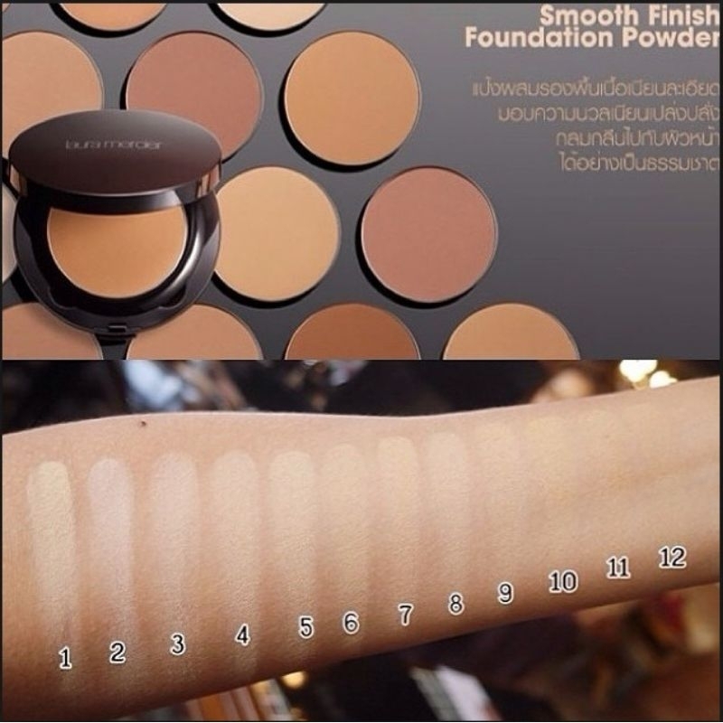 Laura Mercier Smooth Finish Foundation Powder เบอร์ 2W1 06 แป้งผสมรองพื้น