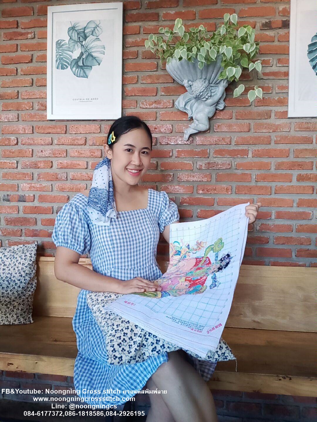 นกอินทรีย์ สูงส่ง ยิ่งใหญ่ ชุดปักครอสติส พิมพ์ลาย ครอสติสจีน งานฝีมือทำที่บ้าน DIY