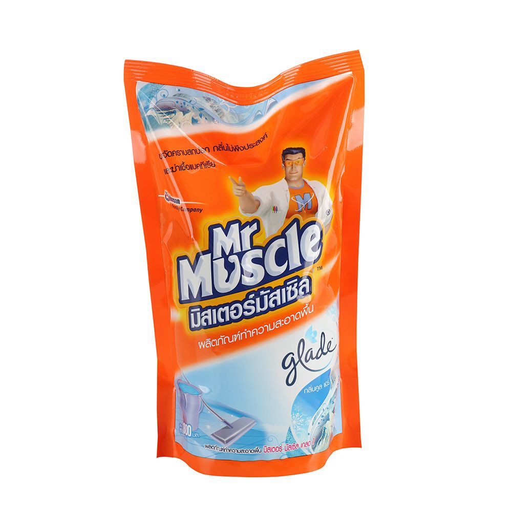 น้ำยาถูพื้น MR.MUSCLE 800 มล. กลิ่นคูลแอร์ LIQUID CLEANING MR.MUSCLE 800ML COOL AIR