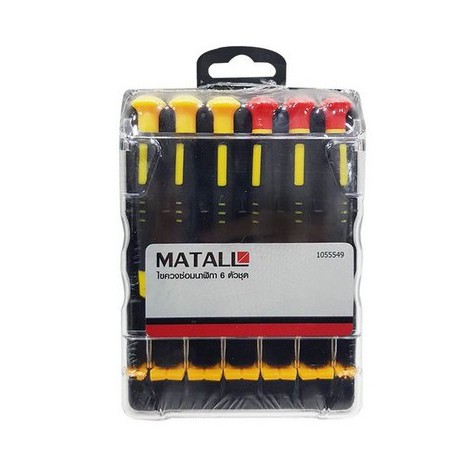 เครื่องมือช่าง ไขควง ไขควงซ่อมนาฬิกา 6 ตัวชุด MATALL | MATALL | 71021024