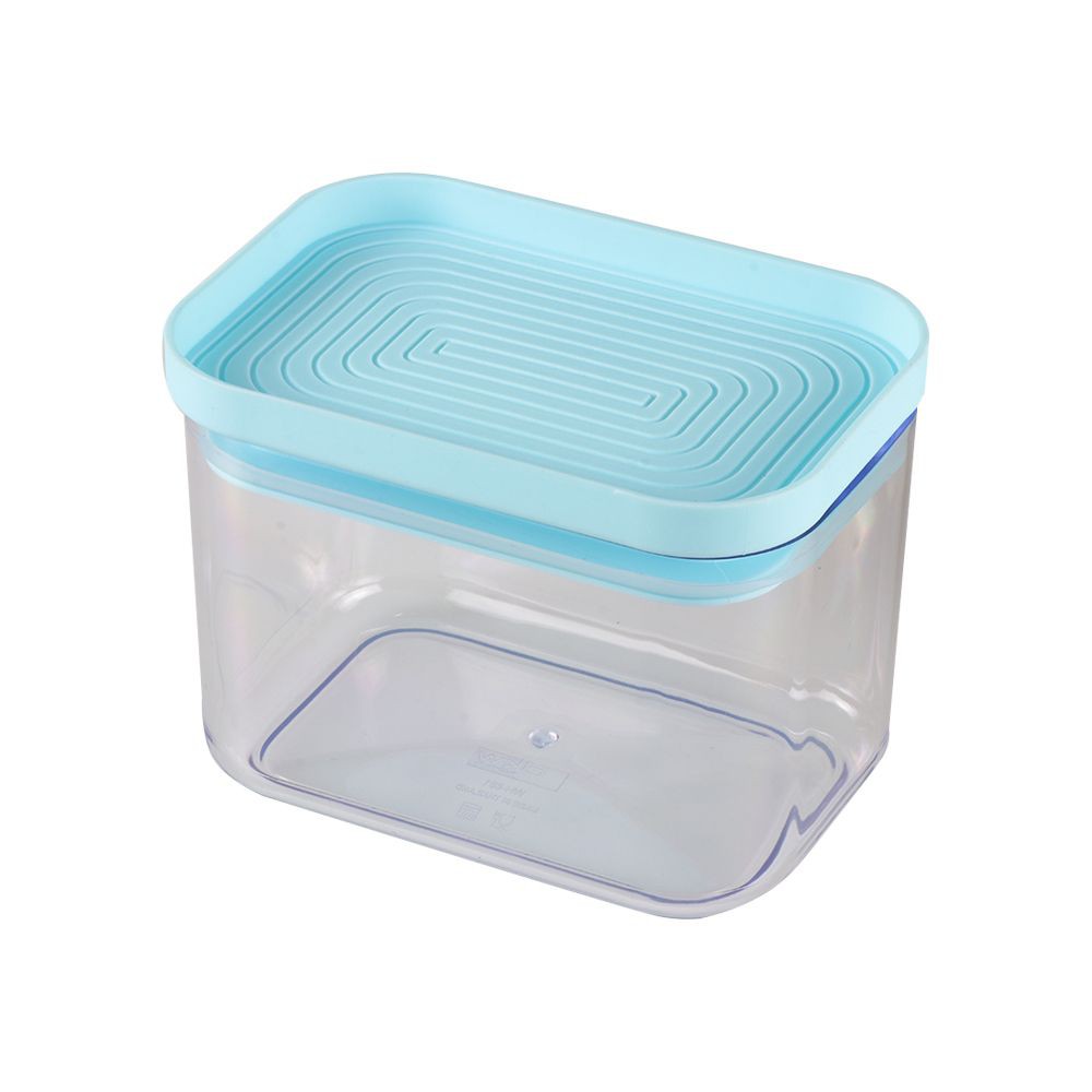 ขวดโหลเหลี่ยม DKW PASTEL 0.6 มล. AS สีฟ้า CANISTER DKW PASTEL 0.6ML AS BLUE