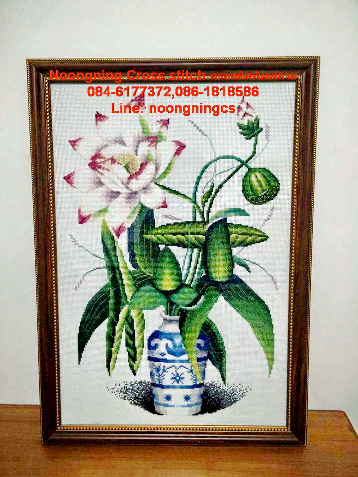 เสือแม่ลูก ชุดปักครอสติช พิมพ์ลาย ครอสติสจีน งานฝีมือ DIY