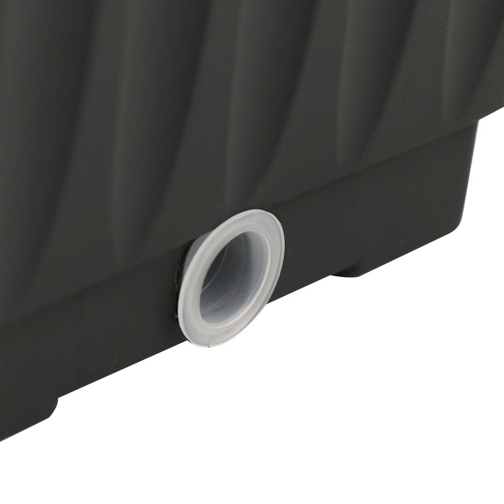 กระถางพลาสติก BABA 510 สี CHARCOAL PLASTIC POT PLANTER BABA 510 CHARCOAL มีน้ำหนักเบา เคลื่อนย้ายได้สะดวก มีรูระบายน้ำ