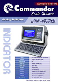 HP-08M Weight Indicator,Commandor