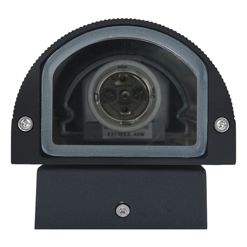 ไฟกิ่งนอก HL101-R CARINI อลูมิเนียม/แก้ว MODERN ดำ ไฟตกแต่งสวน ไฟภายนอก