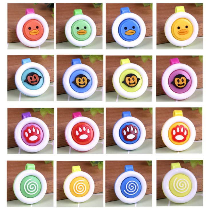 🔥พร้อมส่งด่วน🔥 คลิปหนีบกันยุง น้ำมันตะไคร้ ไร้สารเคมี คละลาย คลิปกันยุง คลิปหนีบป้องกันยุง