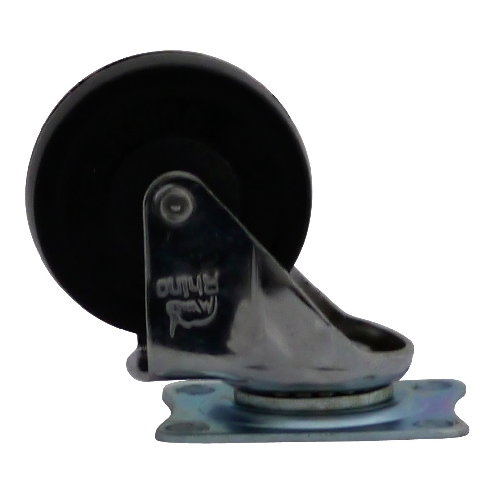 อะไหล่ เฟอร์นิเจอร์ ลูกล้อ RB PANSIAM แป้นหมุน 2.5" PANSIAM RB2.5" BK ROT. P. FURNITURE CASTER