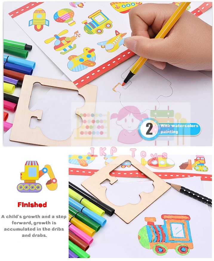 เซตฝึกสร้างงานศิลปะวาดภาพ พร้อมอุปกรณ์ สำเนา