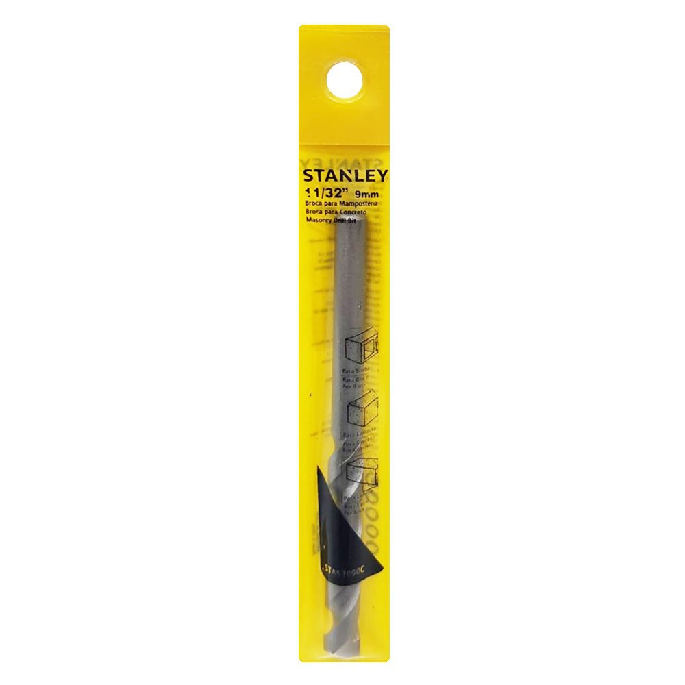 เครื่องมือช่าง สว่าน ดอกสว่าน ดอกเจาะคอนกรีตก้านกลม STANLEY 11/32นิ้วX5นิ้ว CONCRETE DRILL BIT STANLEY 11/32"X5"