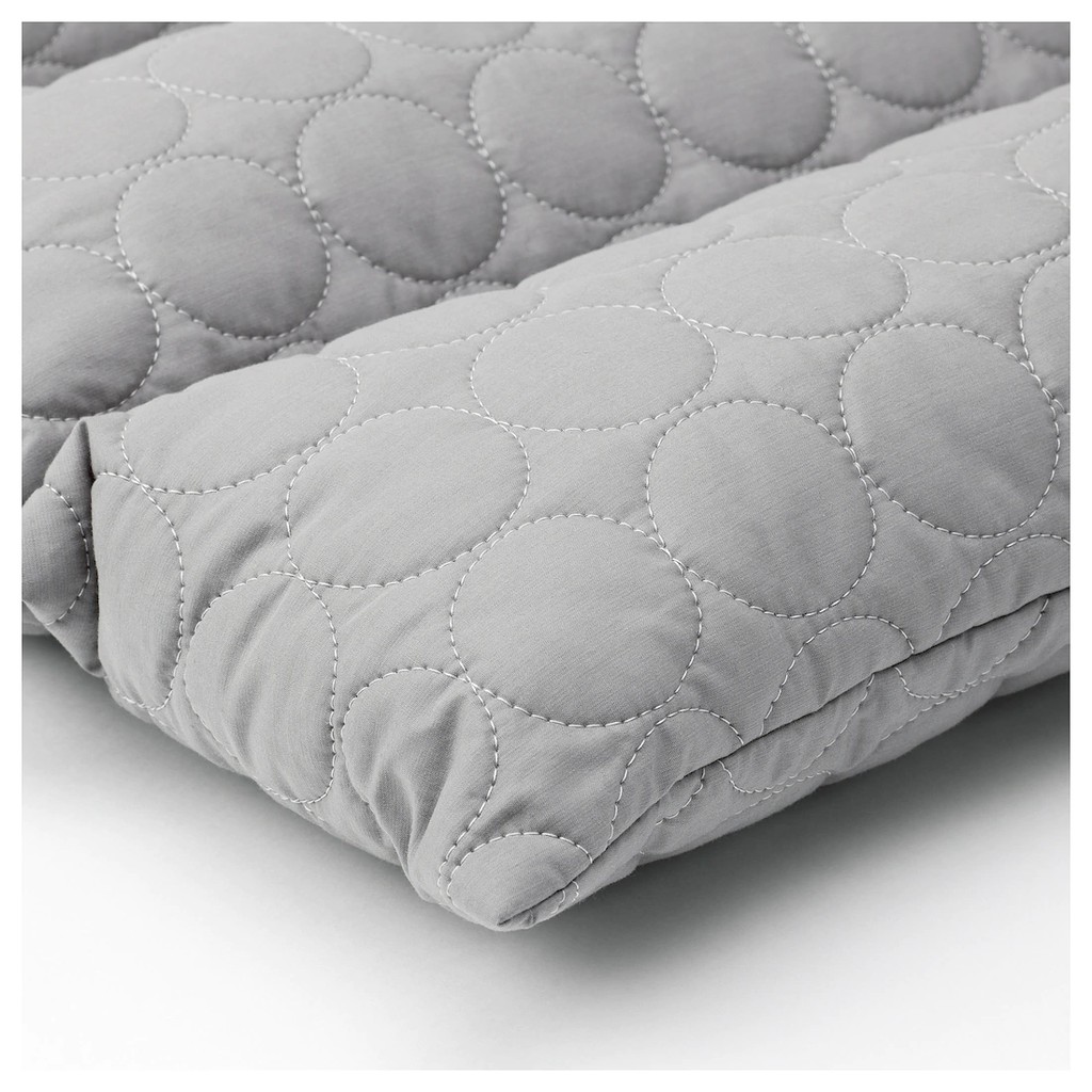 หมอน หมอนอิง หมอนโซฟาOMTÄNKSAM ออมแทงค์ซาม หมอนรองอเนกประสงค์, เทา, 50x75 ซม.