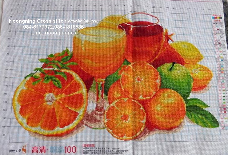 ปลาโลมา ชุดปักครอสติส พิมพ์ลาย ครอสติสจีน งานฝีมือทำที่บ้าน DIY