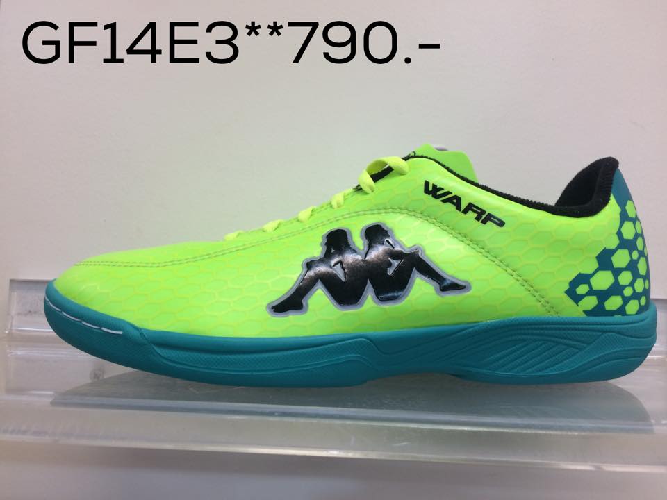 KAPPA รองเท้าฟุตซอล GF14E3 สีเขียว เบอร์ 39-44
