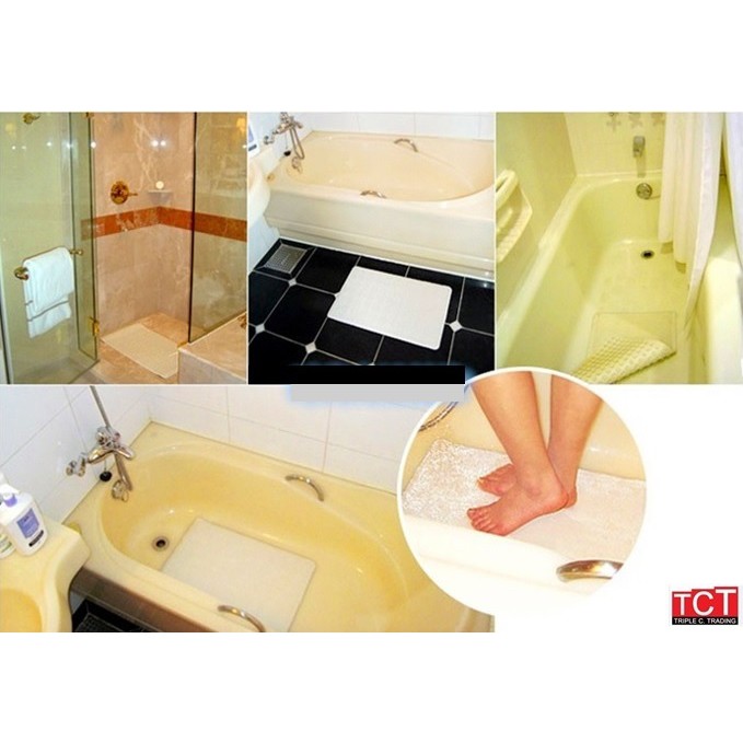 เสื่อกันลื่นในห้องน้ำ แผ่นรองกันลื่น ยางรองกันลื่น แผ่นปูพื้น แผ่นยางกันลื่นห้องน้ำ ยางกันลื่นในห้องครัว Bath mat