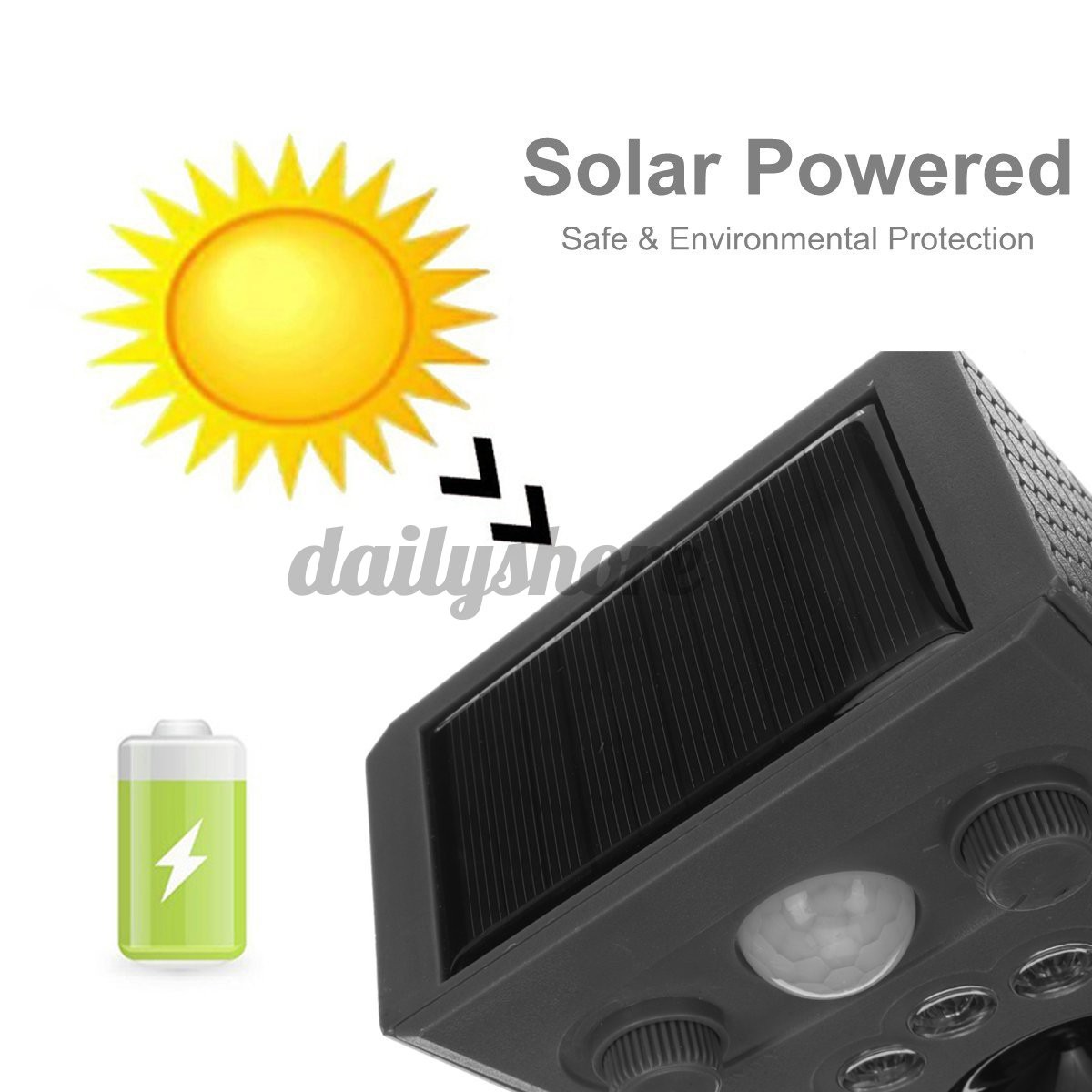 อุปกรณ์ไล่นกพลังงานแสงอาทิตย์