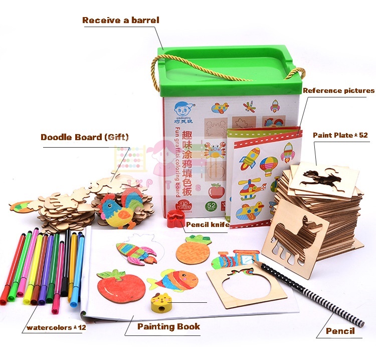 เซตฝึกสร้างงานศิลปะวาดภาพ พร้อมอุปกรณ์ สำเนา