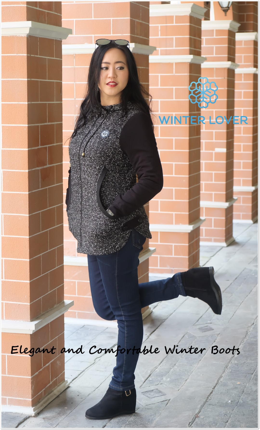 Comfortable Black Winter Boots for women