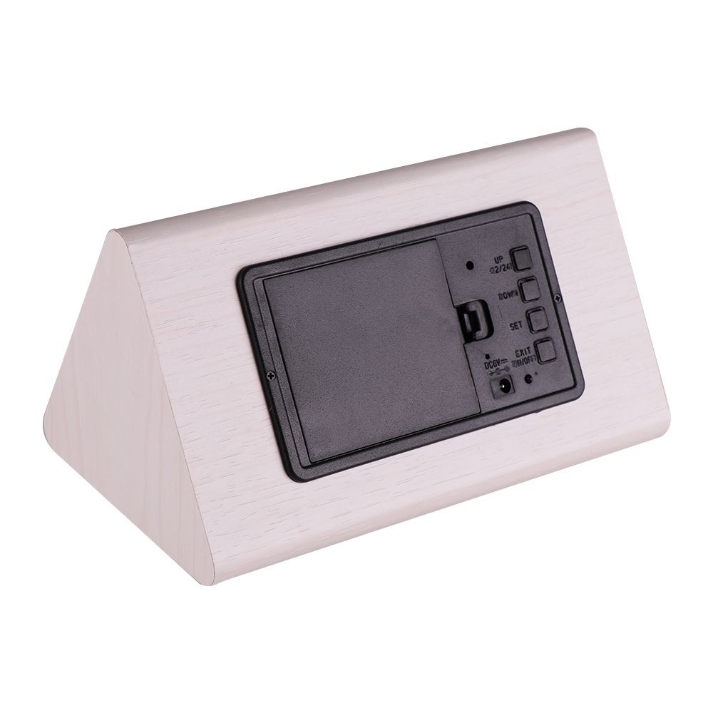 นาฬิกาตั้งโต๊ะ LED HOME LIVING STYLE 15x9 ซม. สีเทา นาฬิกา