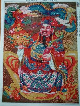 มังกรทอง ครอสติสคริสตัล Diamond painting โมเสก ภาพติดเพชร งานฝีมือทำที่บ้าน DIY