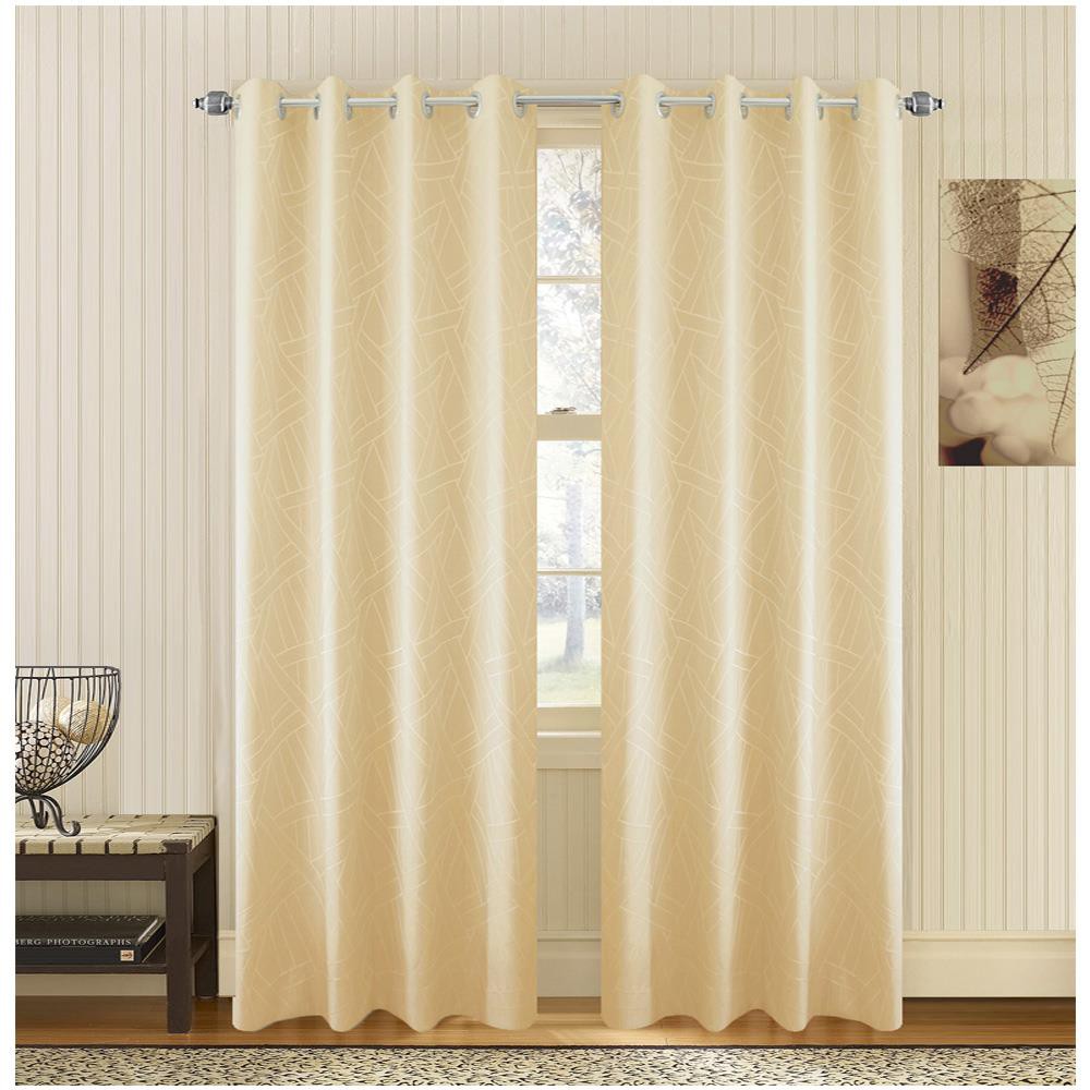 ผ้าม่าน EYELET CHILD FREEDOM STYLE HAZA UV 150x250 ซม. สีครีม ผ้าม่านประตู CURTAIN ผ้าม่านและมู่ลี่
