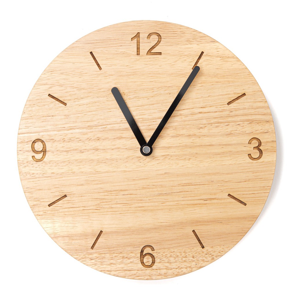The Wood's Tale นาฬิกาแขวนผนัง นาฬิกาไม้ เดินเงียบ WALL CLOCK สำหรับแขวนผนังหรือตั้งโต๊ะ