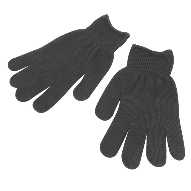 ถุงมือไนลอน FITT ดำ FITT BLACK NYLON GLOVES