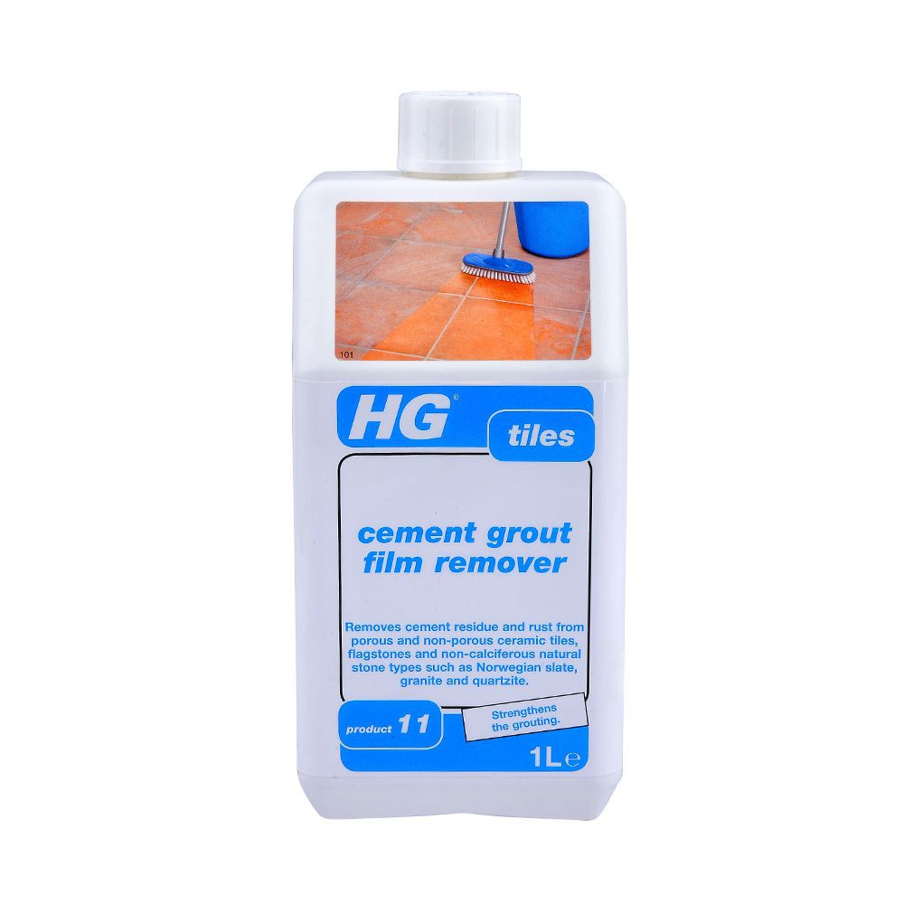 น้ำยาขจัดคราบยาแนวพื้นกระเบื้อง HG 1 มล. SUPER REMOVER NATURAL STONE 1L HG