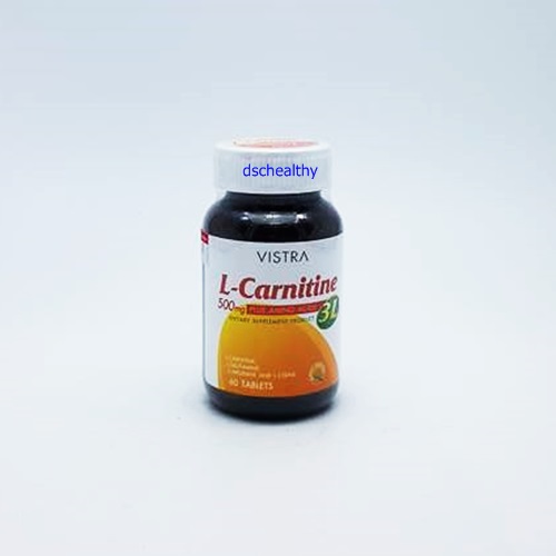 Vistra L-Carnitine 500 plus 3L (60 Tablets)